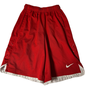 Nike Unisex Red Youth Medium 10-12 Years Long Length Basketball Shorts Active
